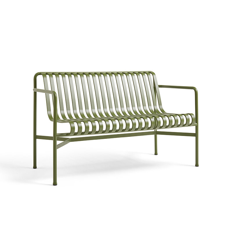 HAY Palissade dining bench with armrest - HAY