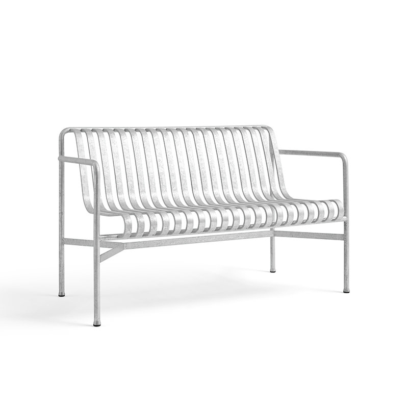 HAY Palissade dining bench with armrest - HAY