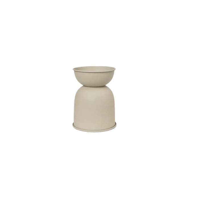 Fermliving Hourglass Pot - Cashmere