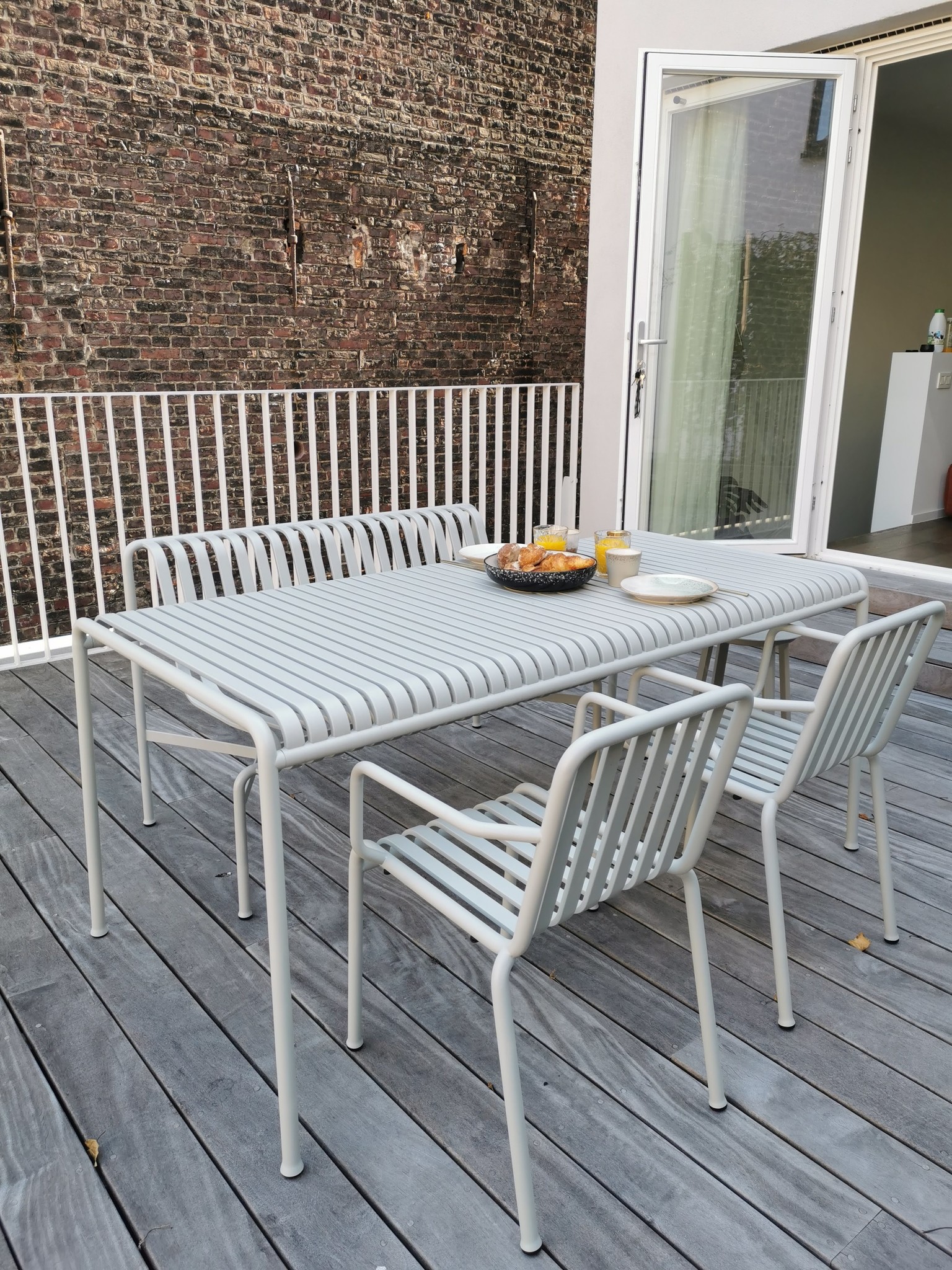 HAY Palissade dining bench without armrest - HAY