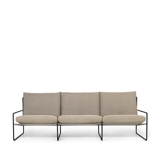 Fermliving Desert 3-seater - Dolce - Black frame