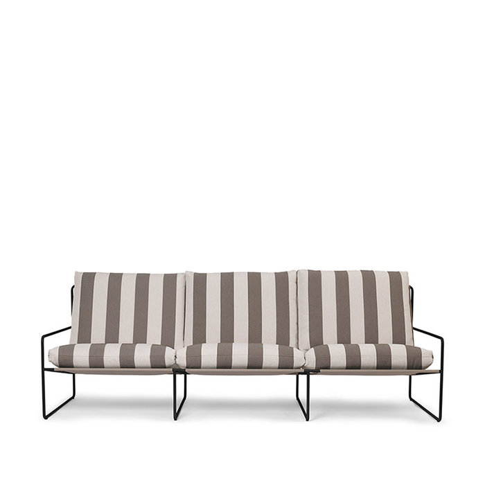 Fermliving Desert 3-seater  - Black frame