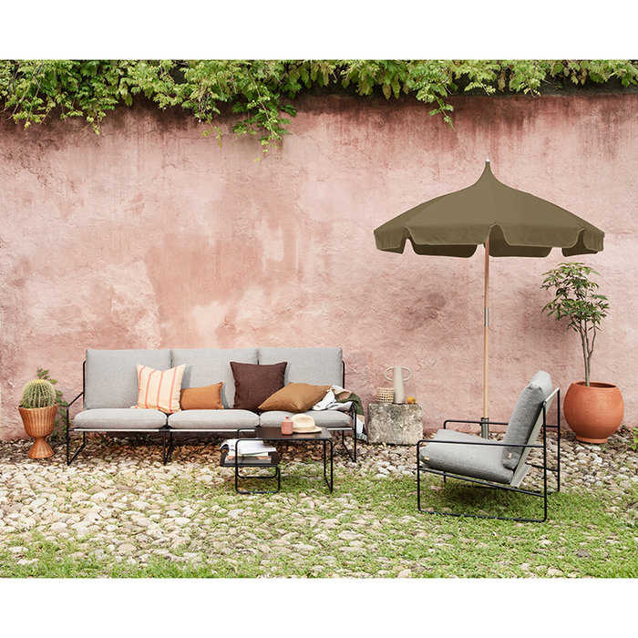 Fermliving Desert 1-seater - Black frame