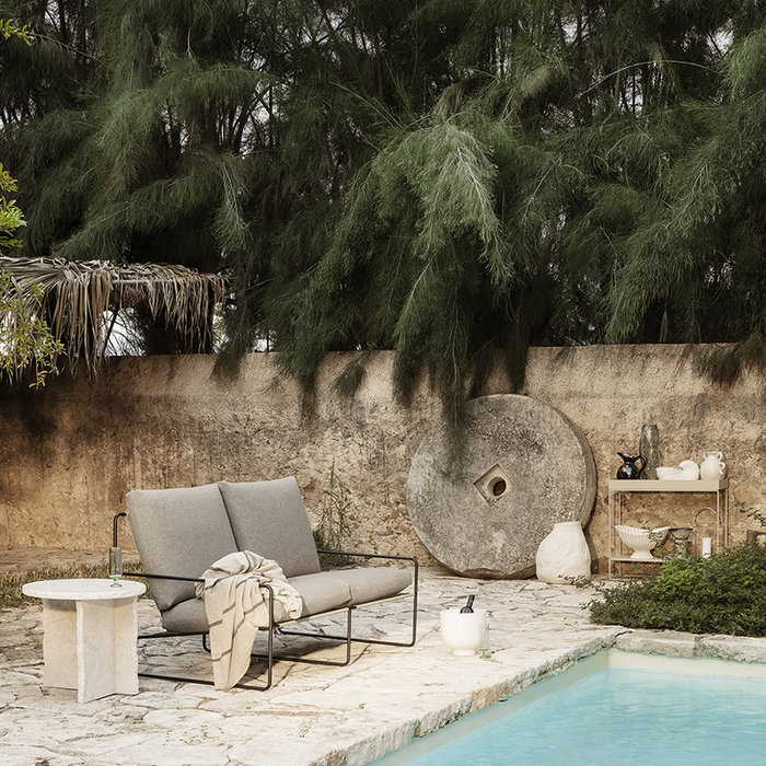 Fermliving Desert 2-seater - Dolce - Black frame