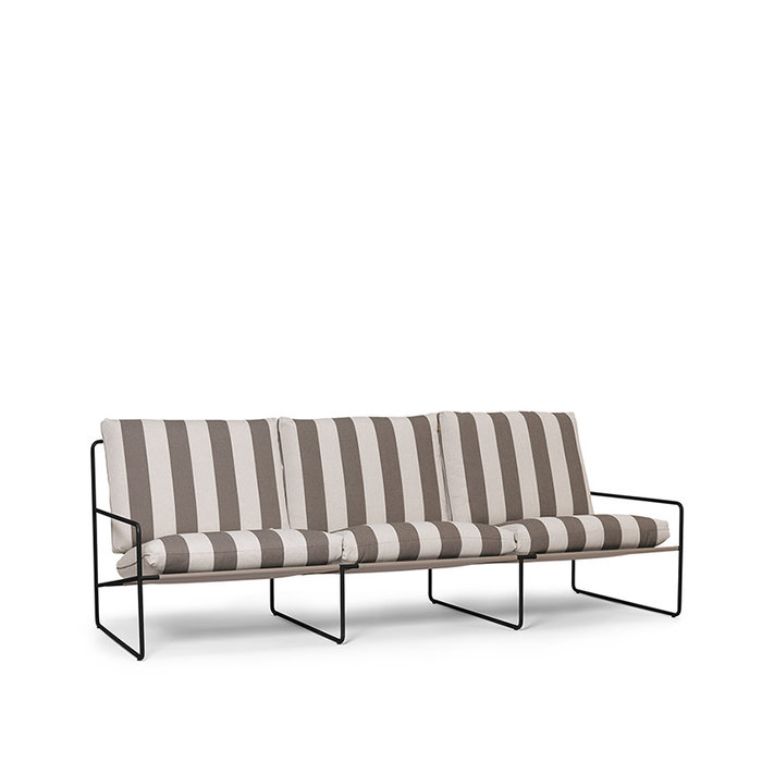 Fermliving Desert 3-seater  - Black frame