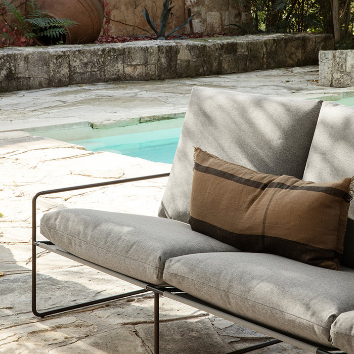 Fermliving Desert 3-seater  - Black frame