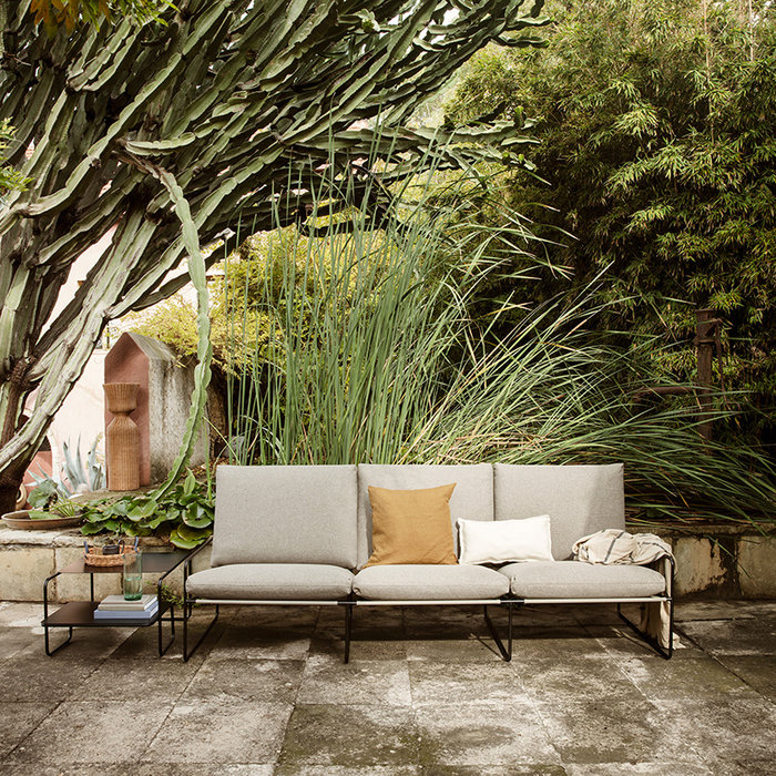 Fermliving Desert 3-seater  - Black frame