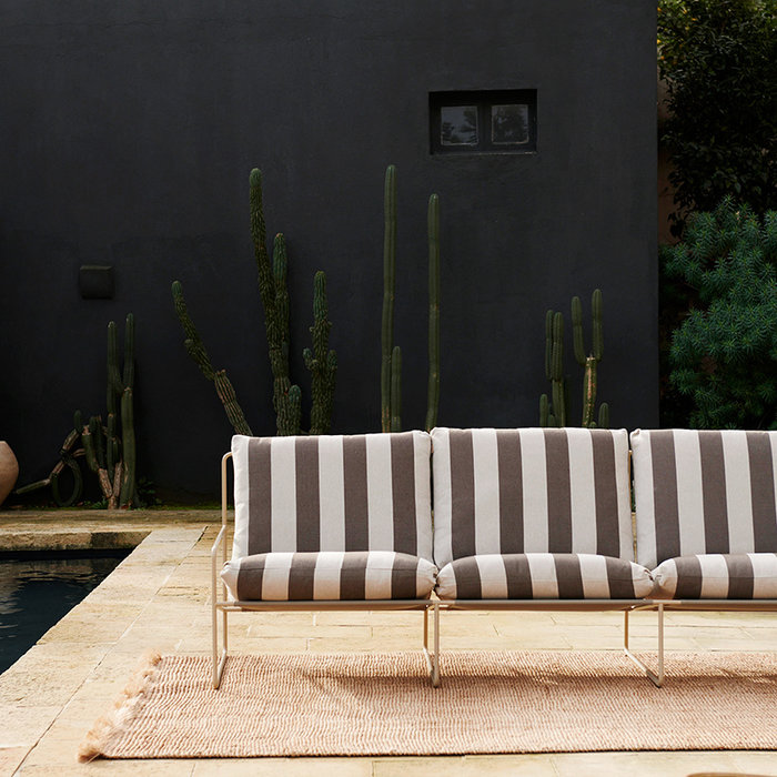 Fermliving Desert 3-seater - Cashmere frame