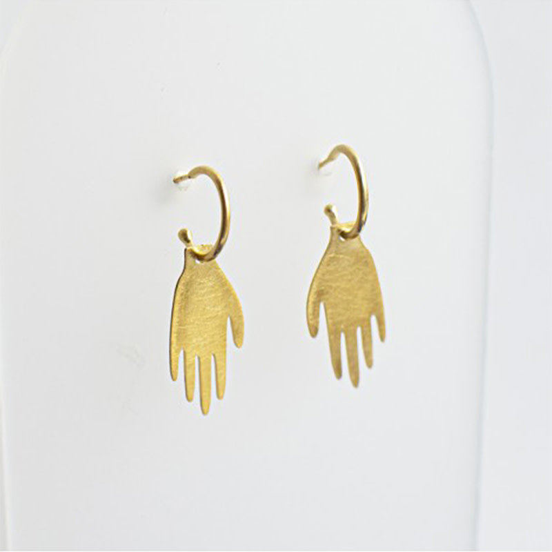 Fleur fatale Boucles d'oreilles Happy Things - Frida Kahlo Hands - Fleur Fatale