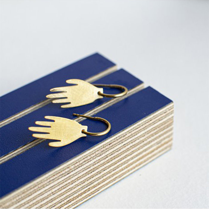Fleur fatale Boucles d'oreilles Happy Things - Frida Kahlo Hands - Fleur Fatale
