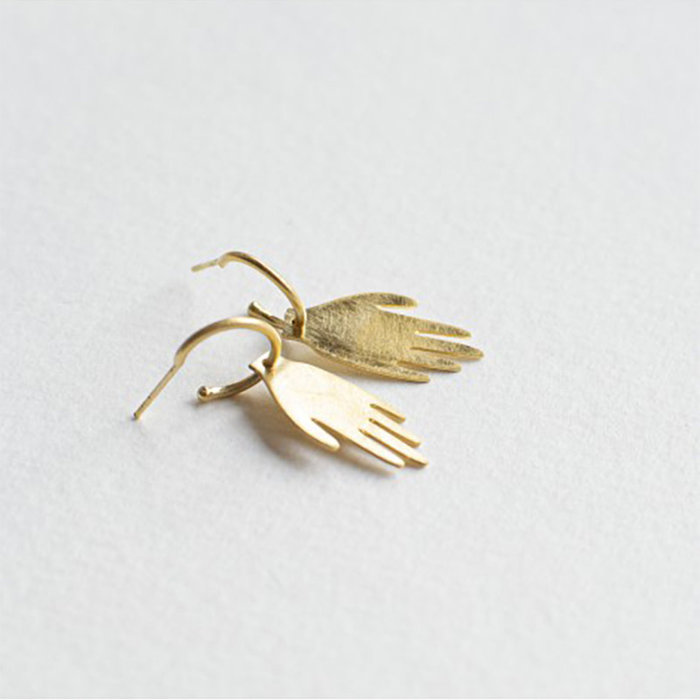 Fleur fatale Boucles d'oreilles Happy Things - Frida Kahlo Hands - Fleur Fatale