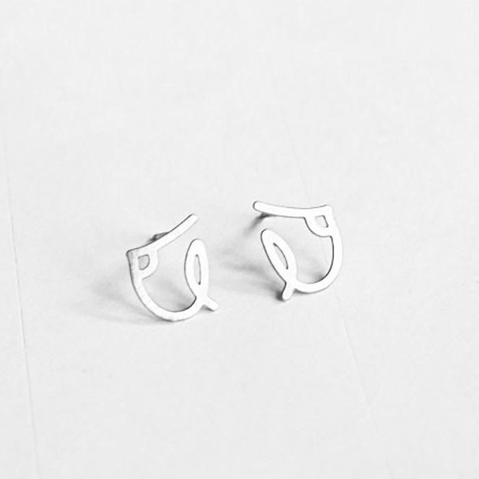 Fleur fatale Boucles d'oreilles Happy Things - Boobs Mini - Fleur Fatale