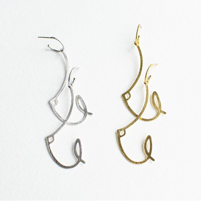 Fleur fatale Boucles d'oreilles Happy Things - Boobs - Fleur Fatale