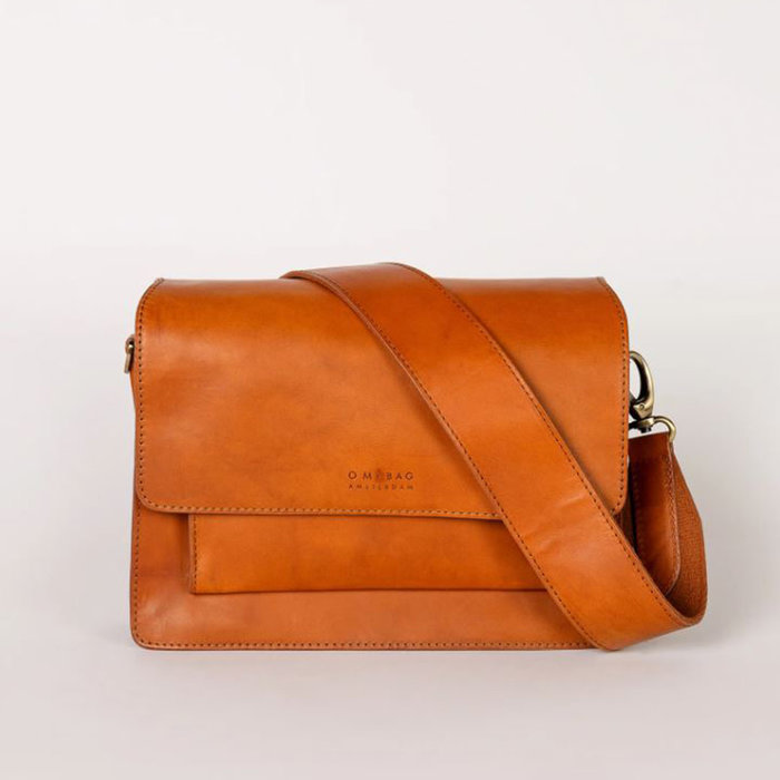 O MY BAG Sac bandoulière Harper Cognac Cuir Classique