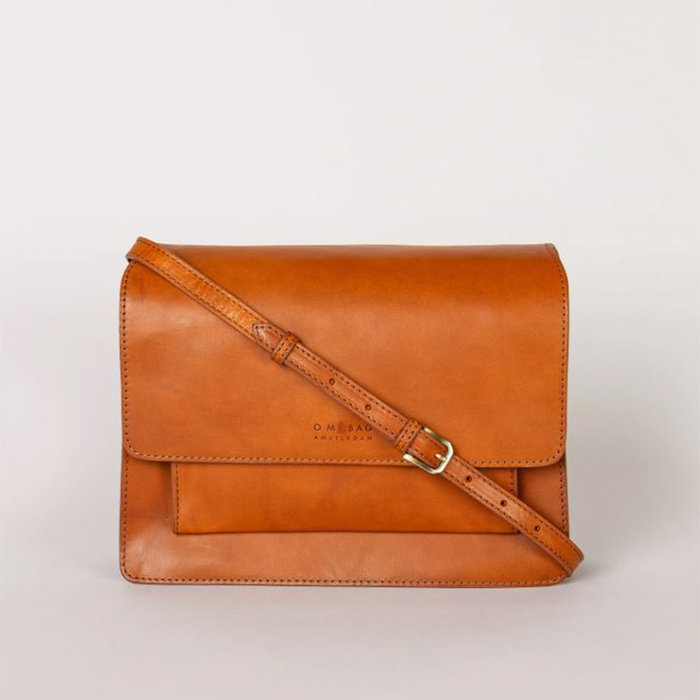 O MY BAG Sac bandoulière Harper Cognac Cuir Classique