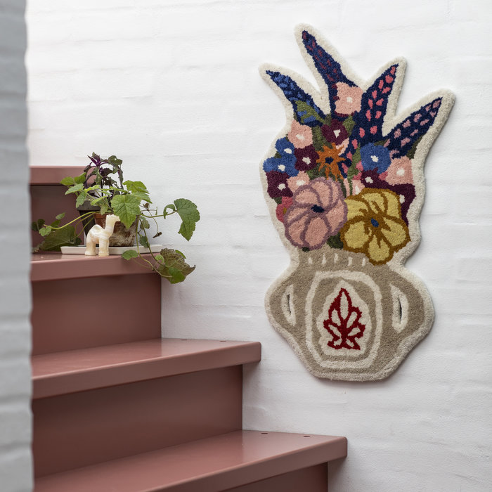 Bongusta Flower vase wandtapijt (75x55 cm)