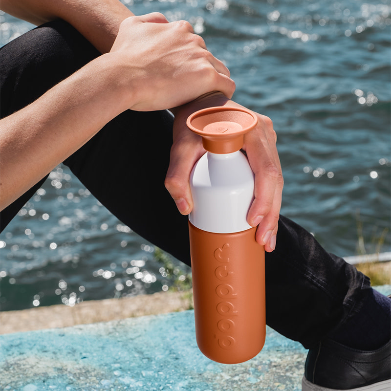 Dopper Dopper drinkfles Insulated – Isoleerfles Terracotta Tide
