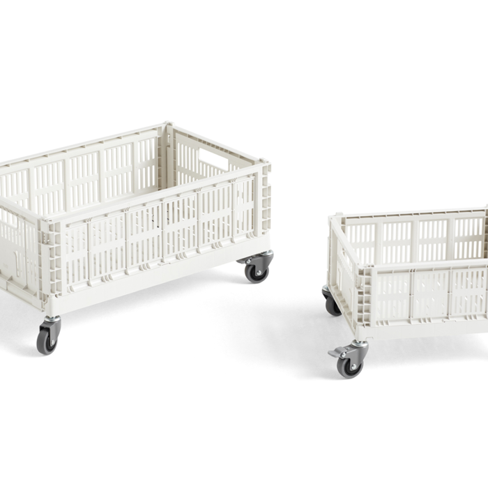 HAY Colour Crate Wheels - Medium - Grey (set van 4)