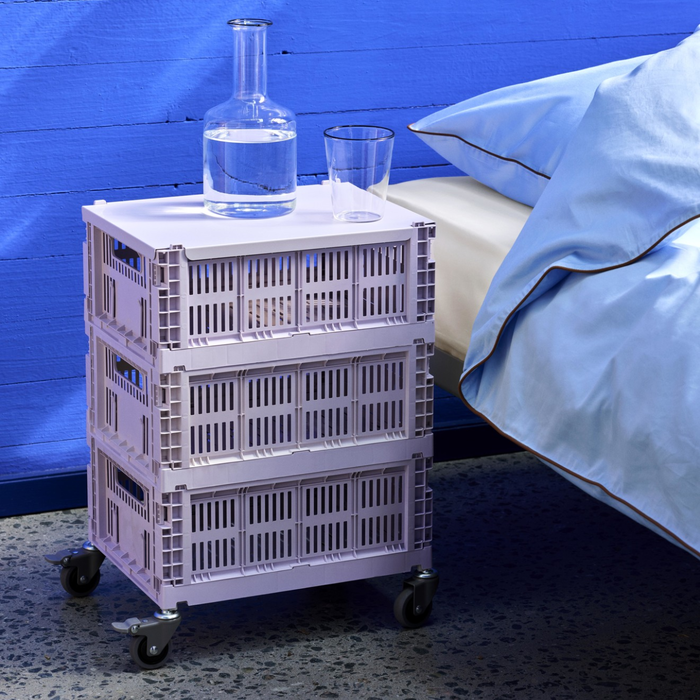 HAY Colour Crate Wheels - Medium - Grey (set van 4)