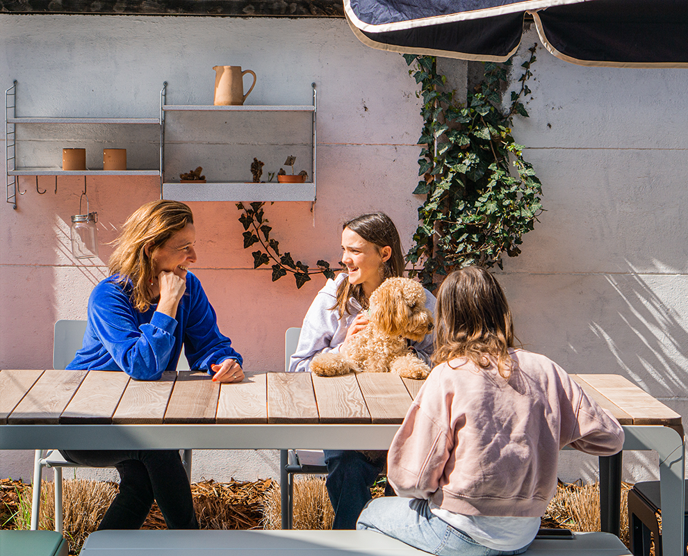 Weltevree Table courbée en bois - Weltevree