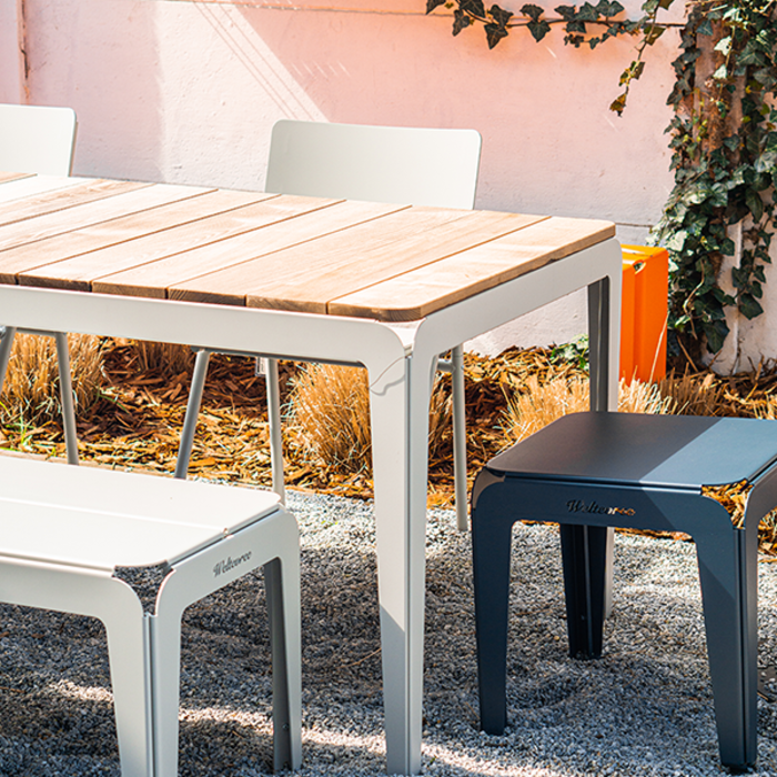 Weltevree Bended table wood - L 220 x B 90 x H 75 cm - Weltevree