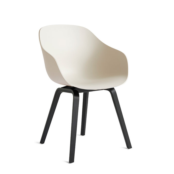 HAY AAC222 - black lacquered oak frame