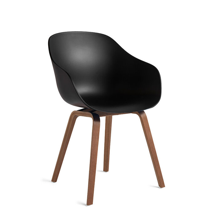 HAY AAC222 - natural lacquered walnut frame