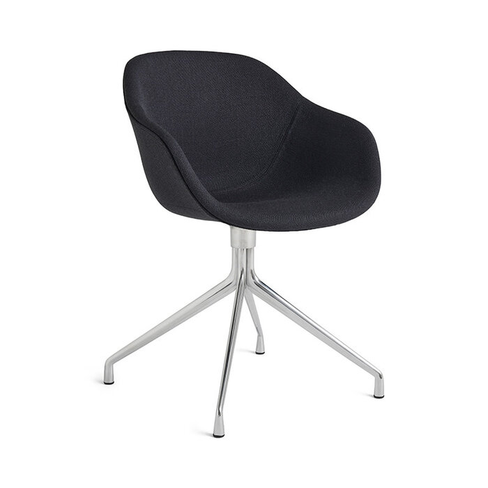 HAY AAC221 - polished alu 4 star swivel frame