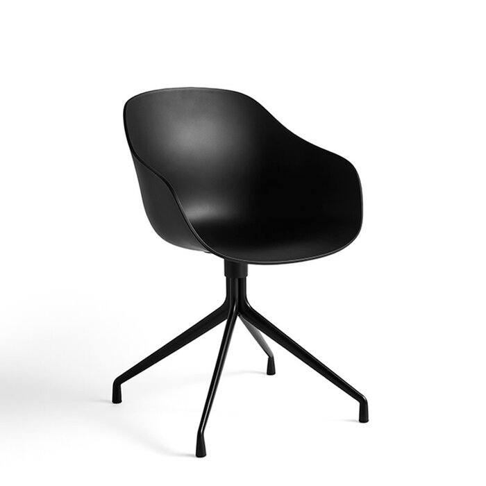 HAY AAC220 - black alu 4 star swivel frame