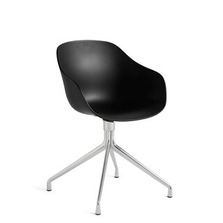 HAY AAC220 - polished alu 4 star swivel frame