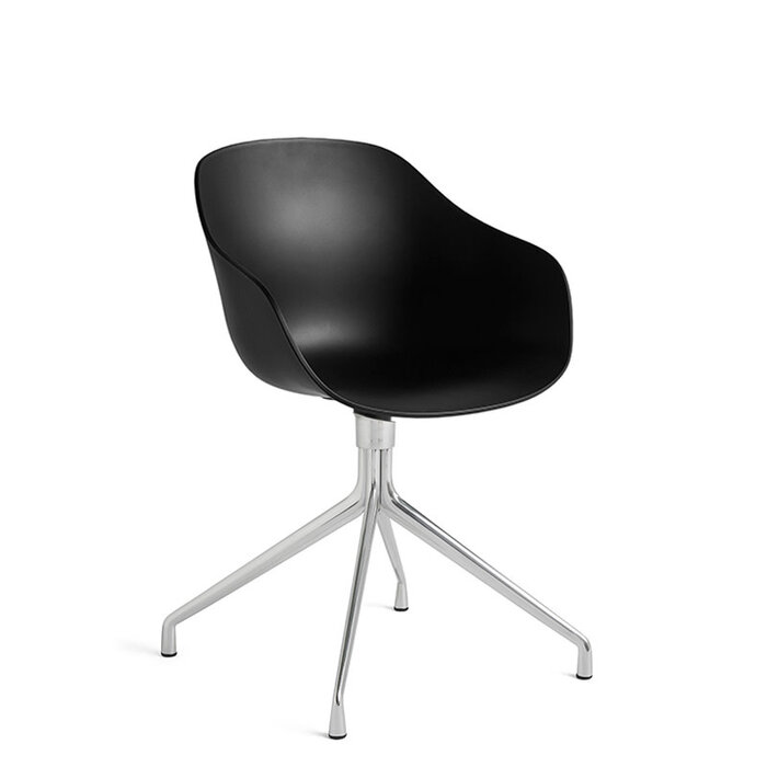 HAY AAC220 - polished alu 4 star swivel frame