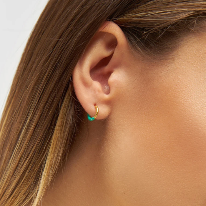 LULU Copenhagen Boucle d'oreille Color Hoop Half Dip (1 pièce)