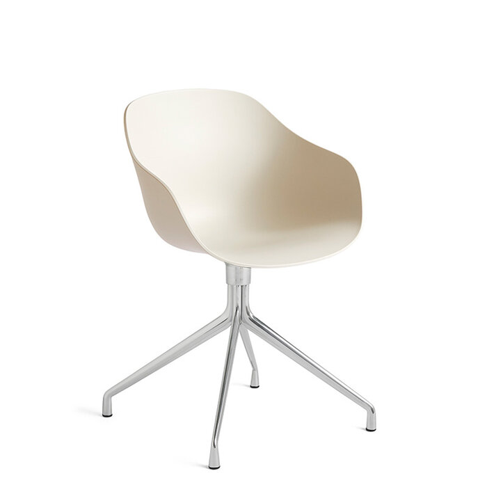 HAY AAC220 - polished alu 4 star swivel frame
