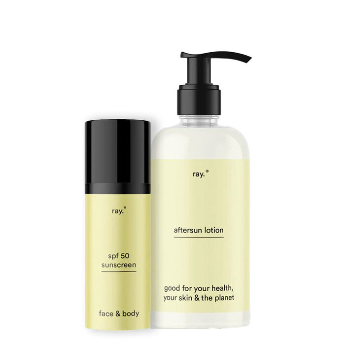 Ray Ensemble d'été - Crème solaire SPF50 50 ml + Lotion après-soleil 250 ml