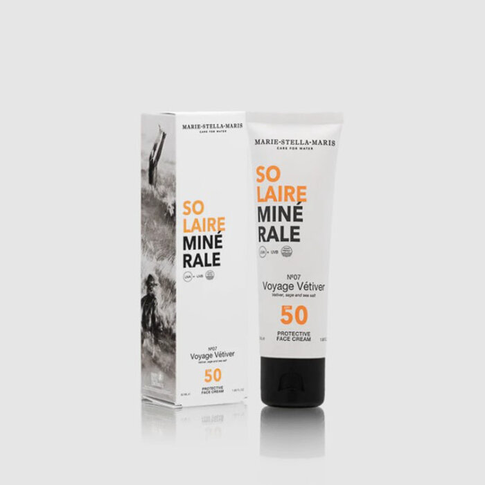 Marie-Stella-Maris Protective Face Cream SPF 50 Voyage Vétiver - 50 ml