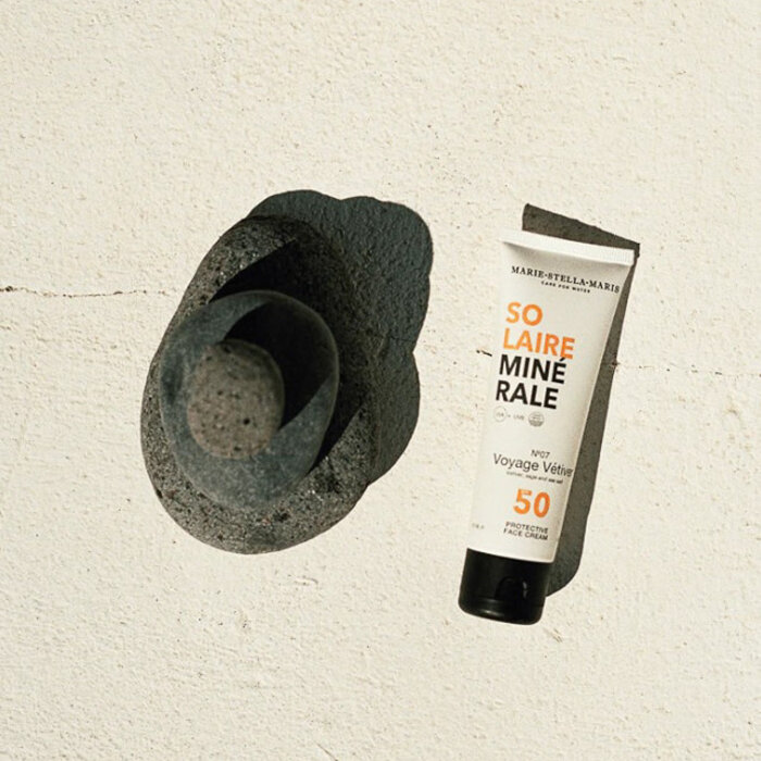 Marie-Stella-Maris Protective Face Cream SPF 50 Voyage Vétiver - 50 ml