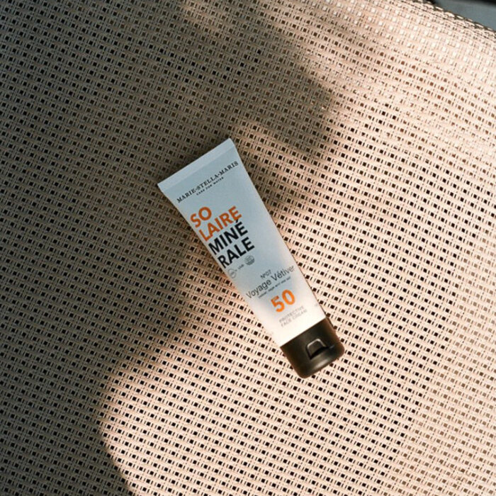 Marie-Stella-Maris Crème Protectrice Visage SPF 50 Voyage Vetiver - 50 ml