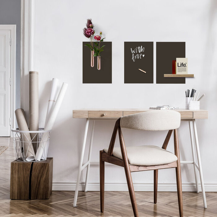 Groovy Magnets Krijtbord Magneetsticker - Rechthoek (29x42cm) Set van 3