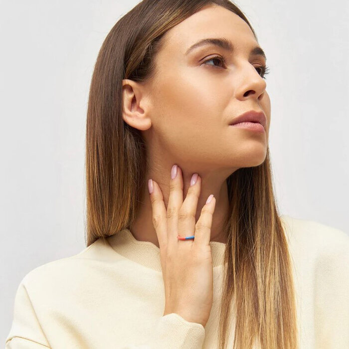 LULU Copenhagen Double Color Ring (maat 55)