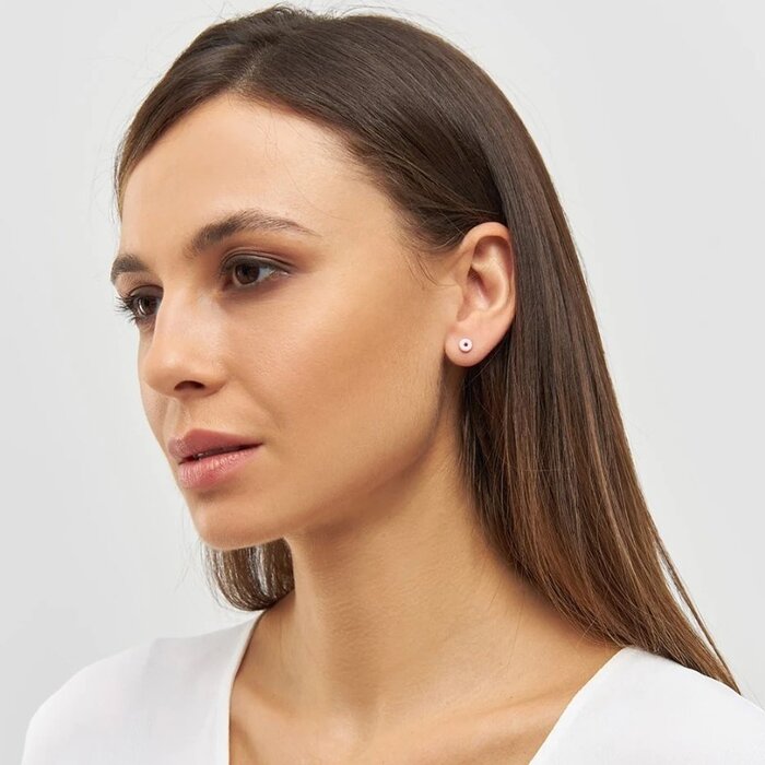 LULU Copenhagen Boucle d'oreille Donut (1 pièce) - Rose clair