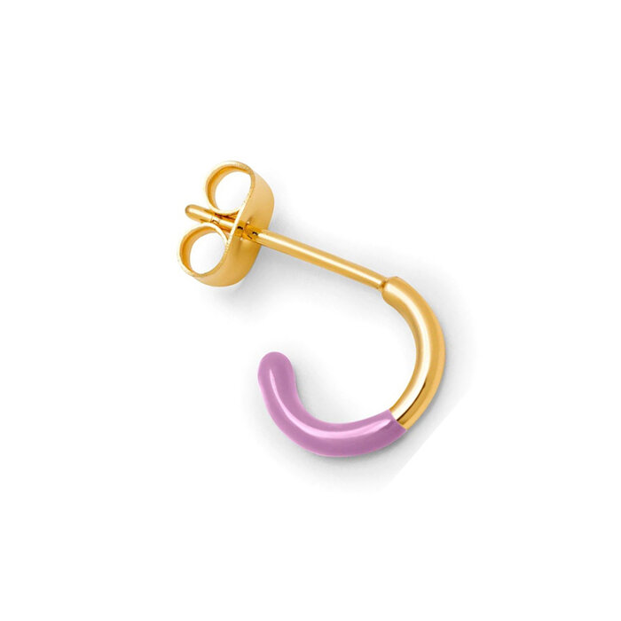 LULU Copenhagen Oorring Color Hoop Half Dip (1 stuk)