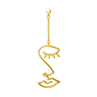 LULU Copenhagen Boucle d'Oreille Longue Femme (1 Pièce) - Or
