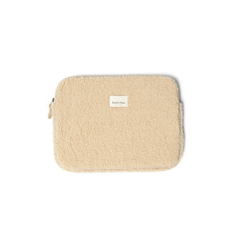 Studio Noos Ecru Teddy Laptop Sleeve 13inch