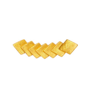 LULU Copenhagen Oorring Domino 7 (1 stuk) - Goud