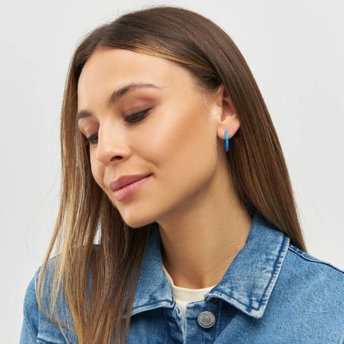 LULU Copenhagen Oorringen Color Hoops (2 stuks) Medium