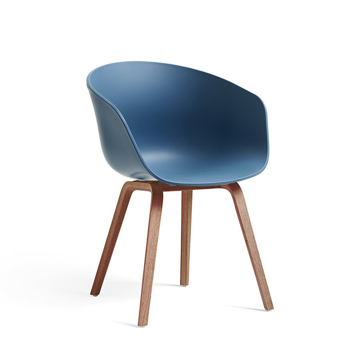 HAY About A Chair AAC22 - Natural Water-Based Lacquered walnut Veneer Frame
