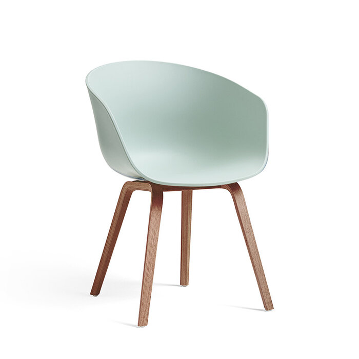 HAY About A Chair AAC22 - Natural Water-Based Lacquered walnut Veneer Frame