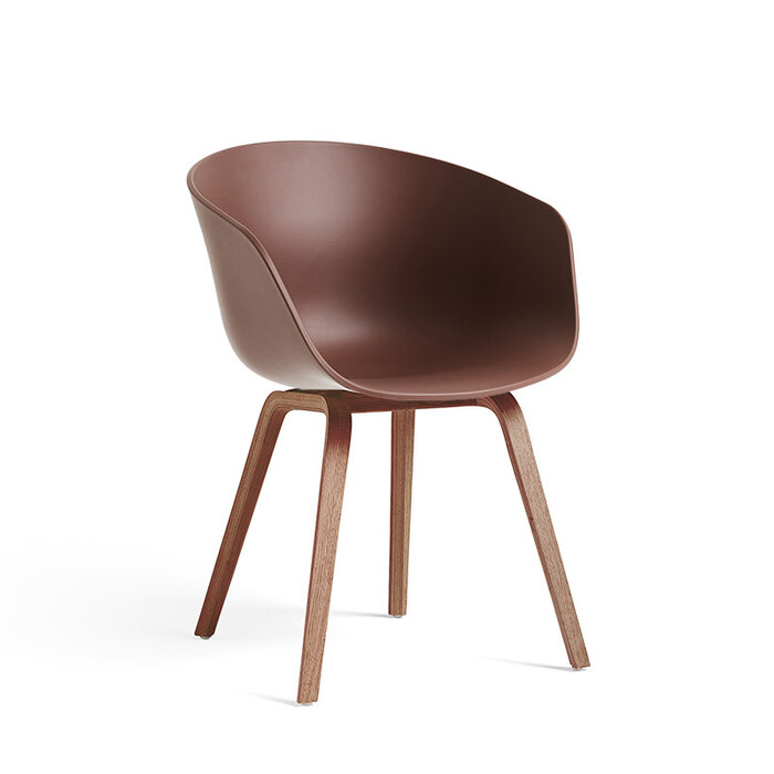 HAY About A Chair AAC22 - Natural Water-Based Lacquered walnut Veneer Frame