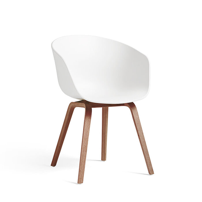 HAY About A Chair AAC22 - Natural Water-Based Lacquered walnut Veneer Frame