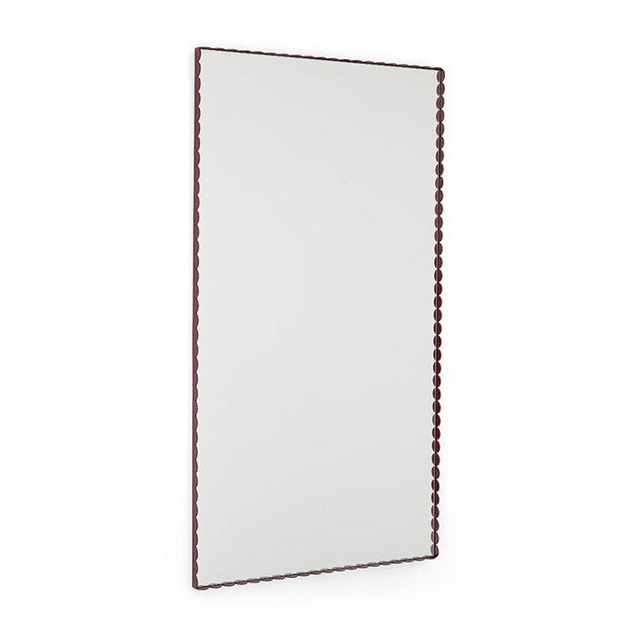 HAY Arcs mirror rectangle L - Burgundy - Muller Van Severen